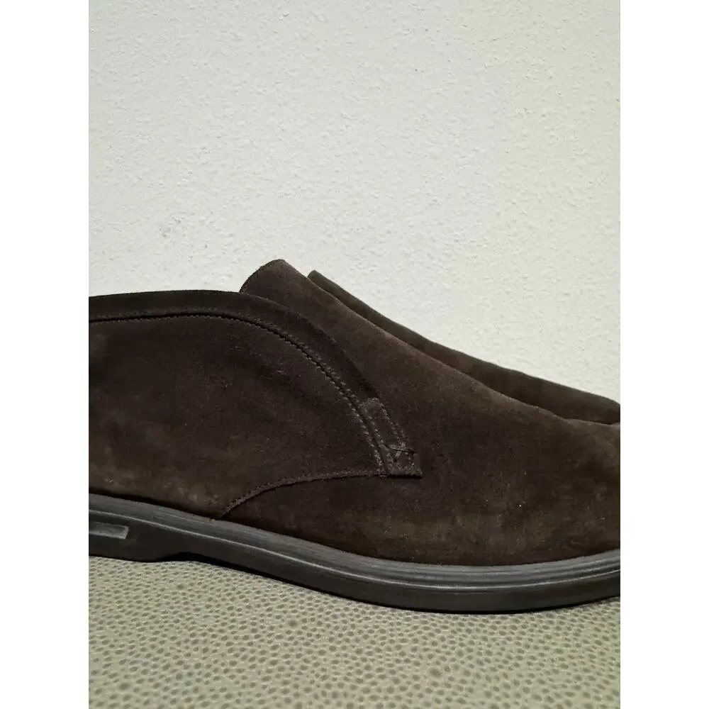 Peter Millar Excursionist Chukka Suede Slip On Boots Brown Men's Size 10.5